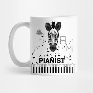 Zebra -The Born Pianist Mug